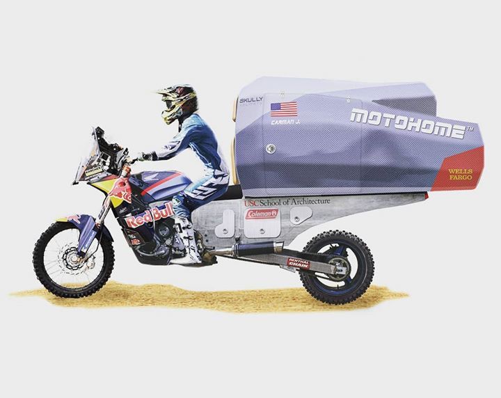 Кемпер на мотоцикле MotoHome