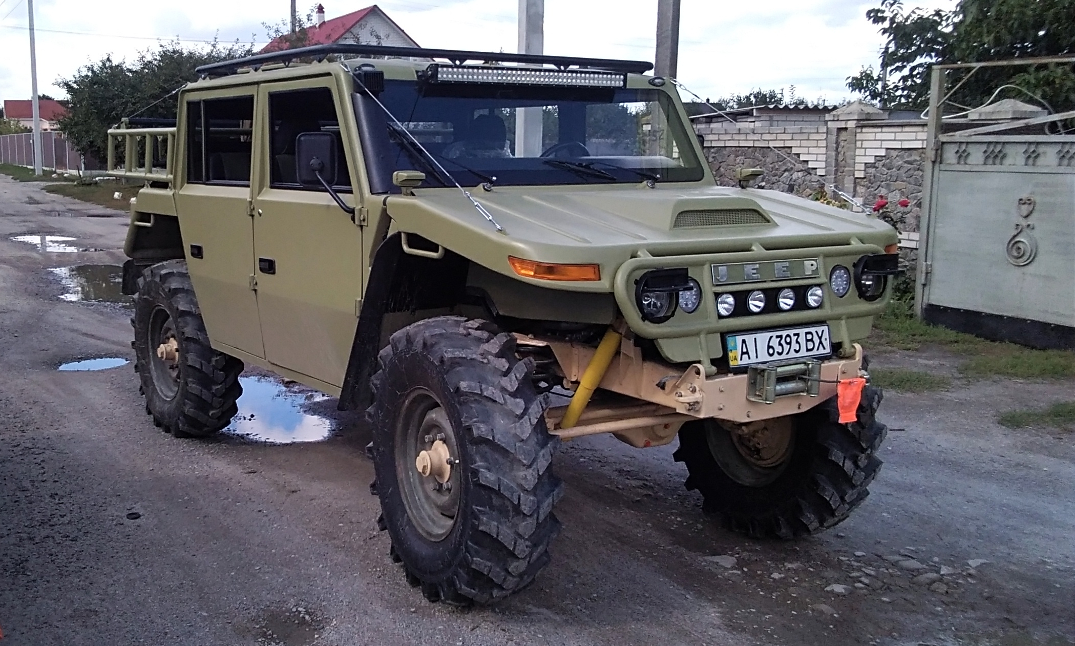 Украинский Хаммер вездеход Jeep Shamir