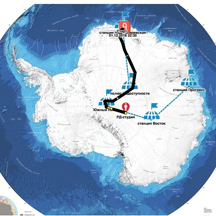 автономный автомобильный пробег через Антарктиду 