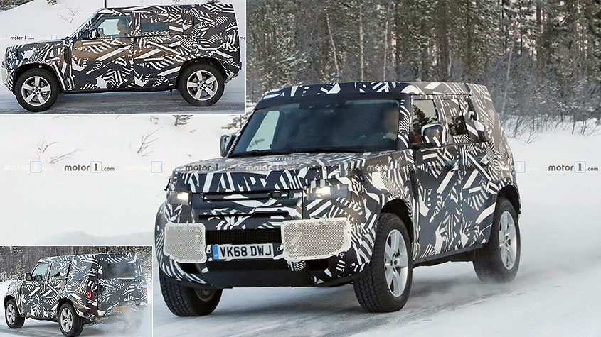 Land Rover Defender 2020. Шпионская съёмка
