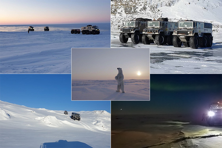 Арктическая экспедиция на вездеходах Бурлак «Север рядом»