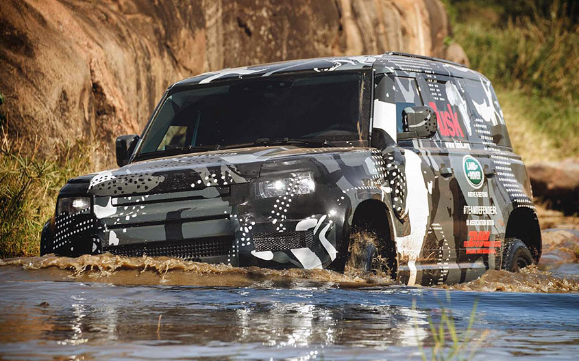 Африканские испытания нового Land Rover Defender