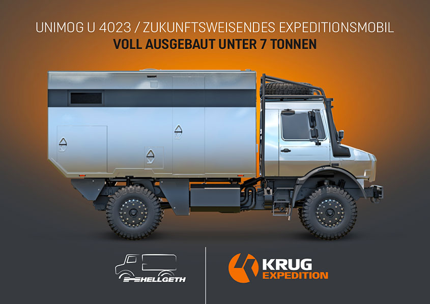 Автодом на базе Unimog от Hellgeth Engineering и Krug Expedition
