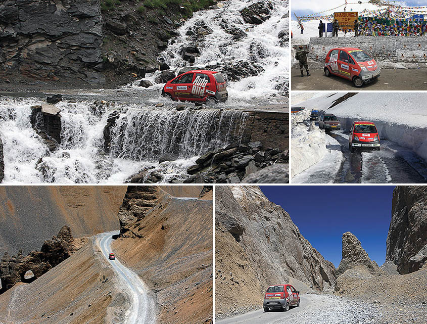 Tata Nano покорила высоту 5359 метров в Гималаях
