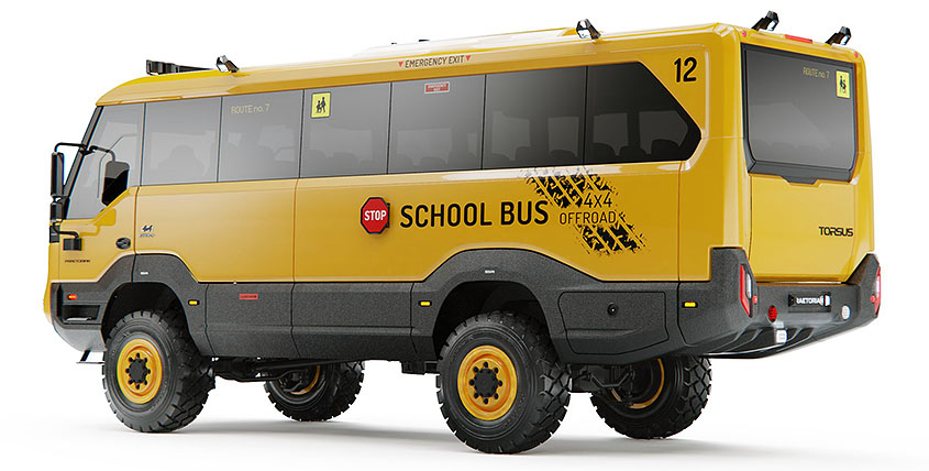 Torsus Praetorian стал школьным автобусом
