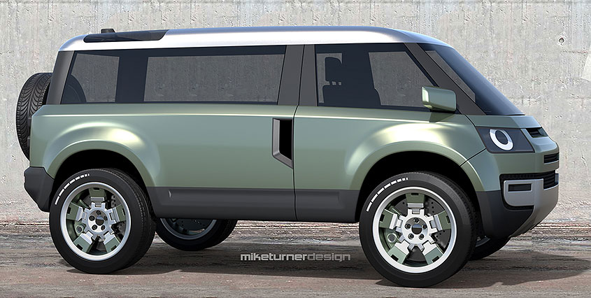 Концепт фургона Land Rover от независимого дизайнера Майка Тернера
