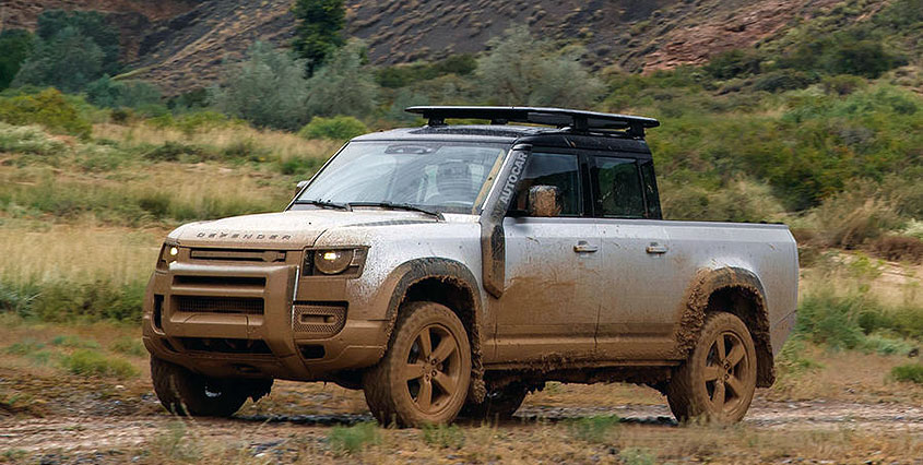 Land Rover может выпустить  пикап на базе нового Дефендера 110
