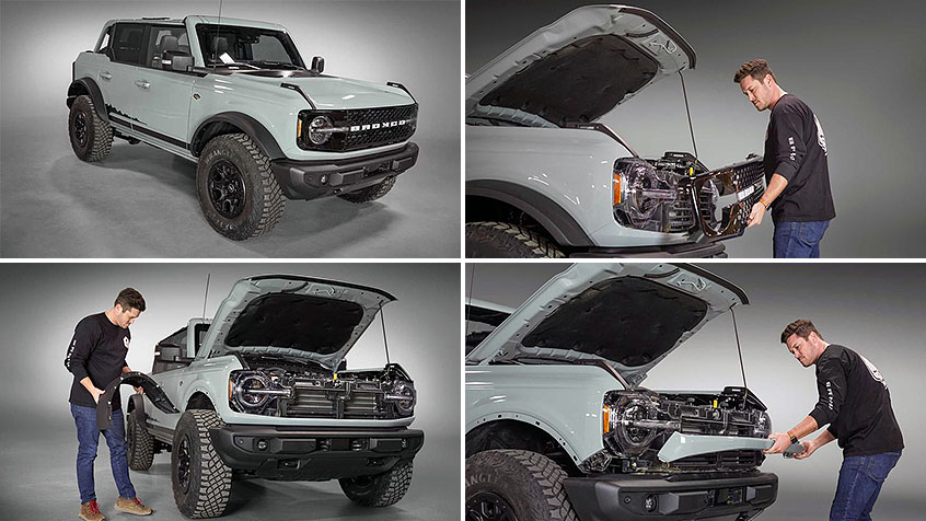 Новый Ford Bronco разбирается так же просто, как детский конструктор