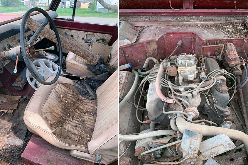Почти 60-летний Ford Bronko был найден в заброшенном сарае