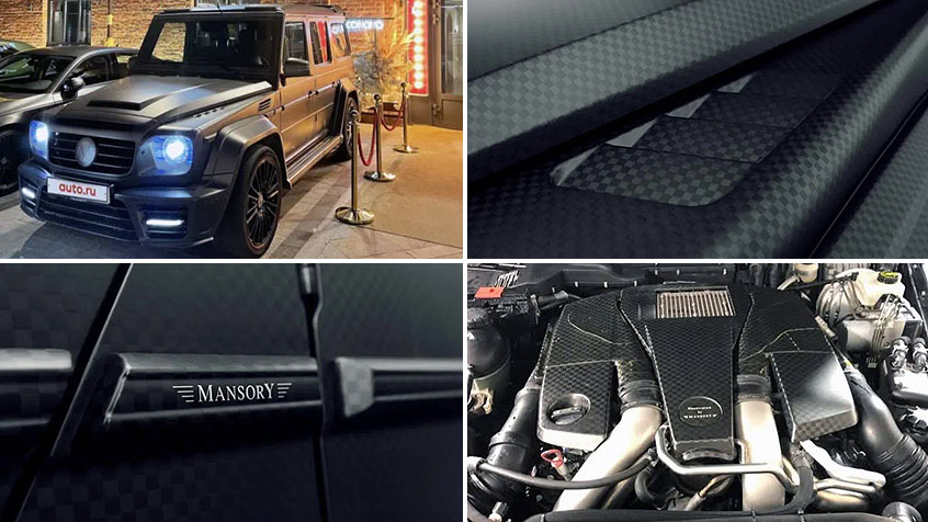 Невероятно дорогой тюнингованный Mercedes-AMG G 63 Mansory Gronos с пробегом продают в РФ дороже нового донора