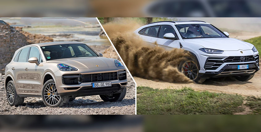 Lamborghini Urus и Porsche Cayenne требуется замена двигателей