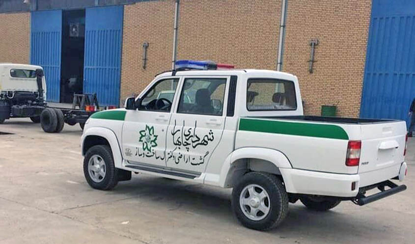 UAZ Pickup на службе в иранской полиции