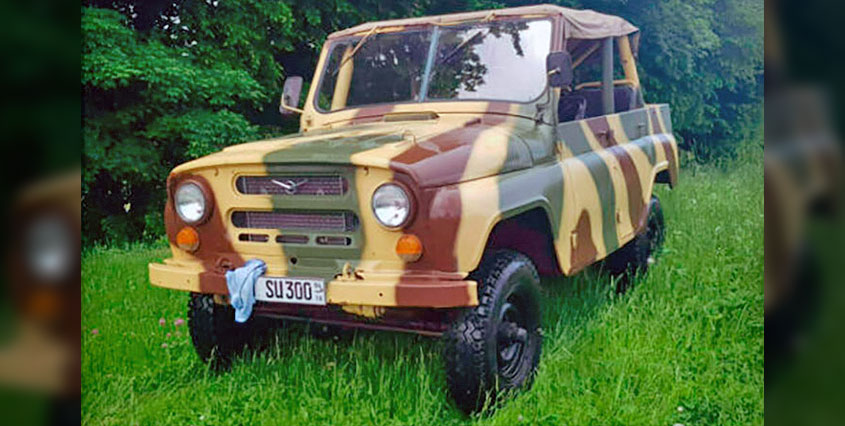 42-летний дизельный УАЗ-469 продается в Германии