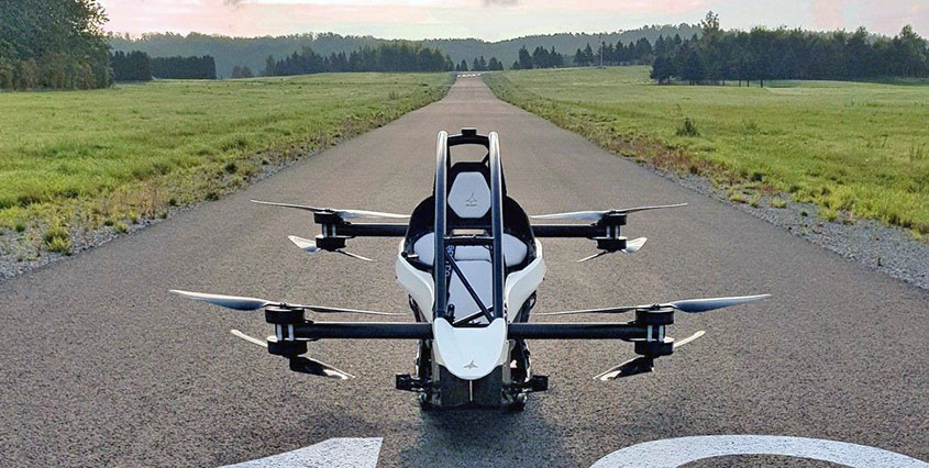Jetson One - пилотируемый летательный аппарат с вертикальным взлетом и посадкой