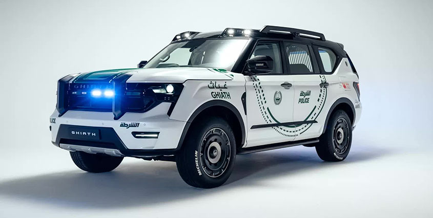 Ghiath Smart Patrol - самый дорогой и технологичный полицейский автомобиль в мире
