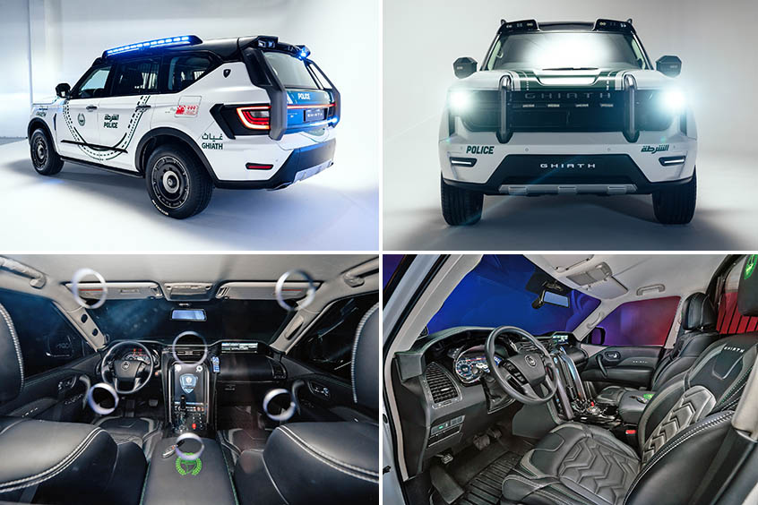 Ghiath Smart Patrol - самый дорогой и технологичный полицейский автомобиль в мире