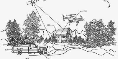 Ford запатентовал дрон-разведчик для помощи в езде по бездорожью