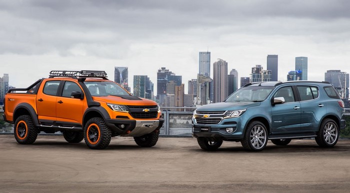Chevrolet показал новый экстремальный Colorado и премиальный Trailblazer