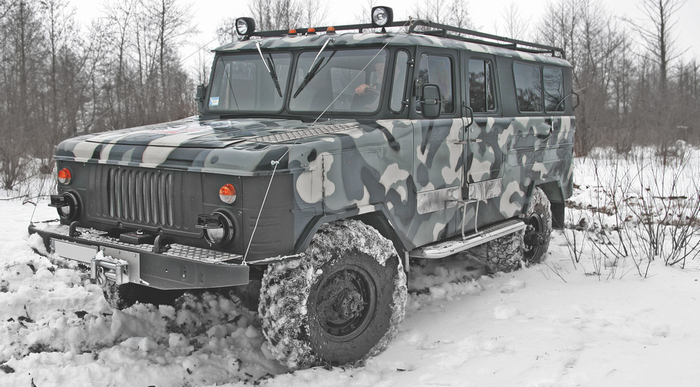 Люксовый вездеход на базе ГАЗ-66