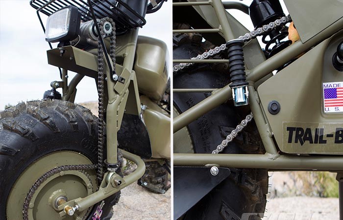 Армейский мотовездеход Rokon Trail-Breaker Dirt Bike 