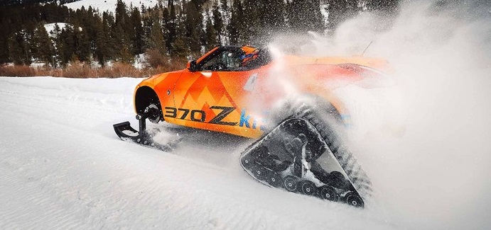 Кабриолет-снегоход Nissan 370Zki